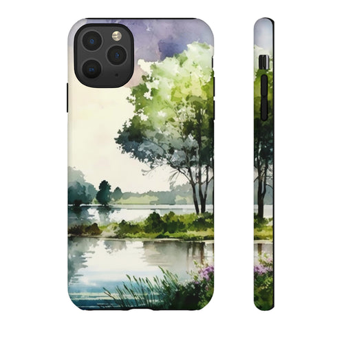 Summer Day by the Lake - Impact Resistant Phone Case